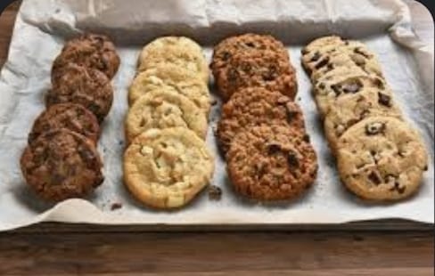 cookies, fresh baked, chewy, chocolate