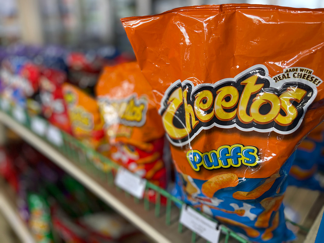 chips, cheetos, ruffles, Takis, pringles, funions, dorritos, Highwayman Service Station, Ladyville, Belize